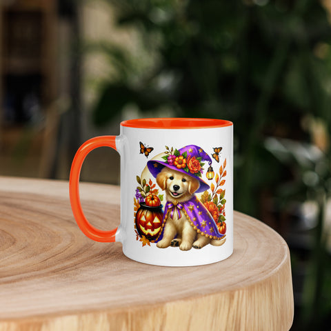 11oz Halloween Golden Retriever Mug #1