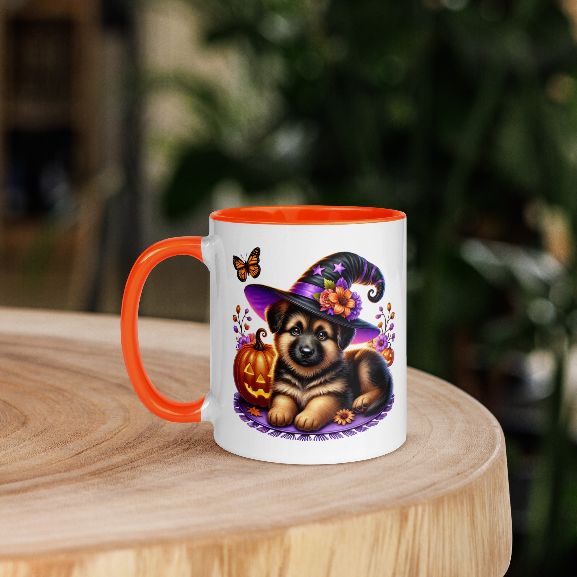 11oz Halloween German Shepherd Mug #1