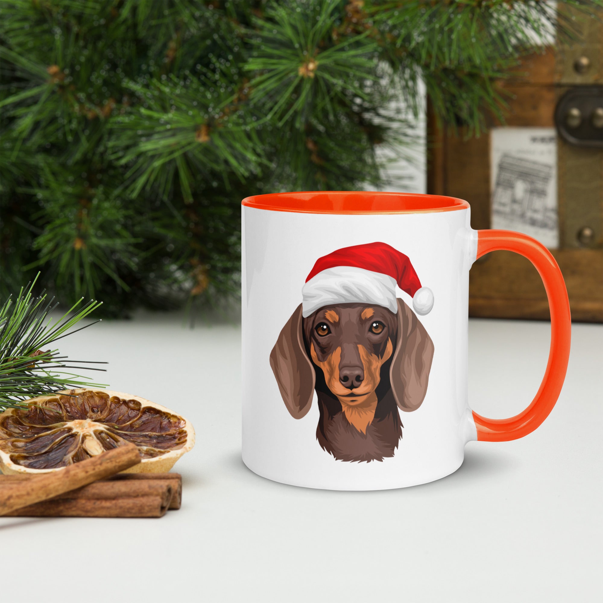11oz Merry Christmas Dachshund Mug