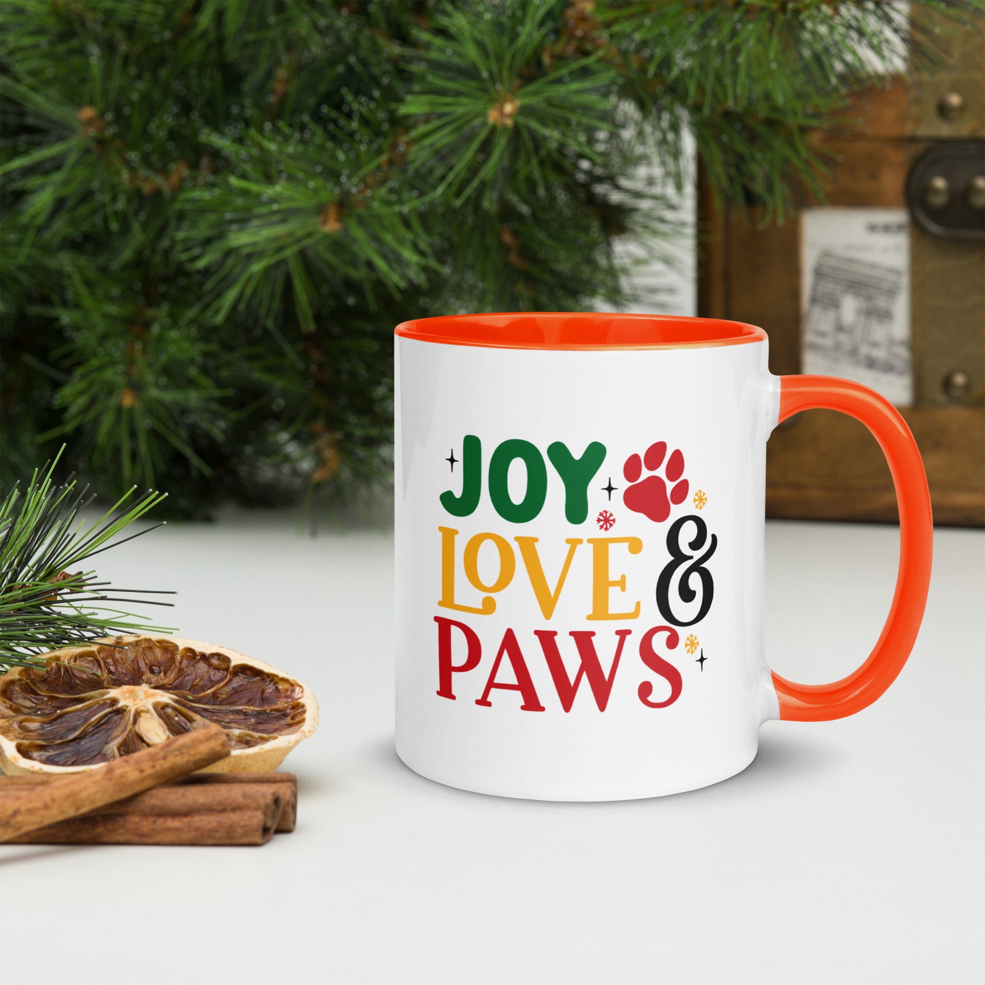 11oz Christmas Pug In Wall - Joy Love Paws