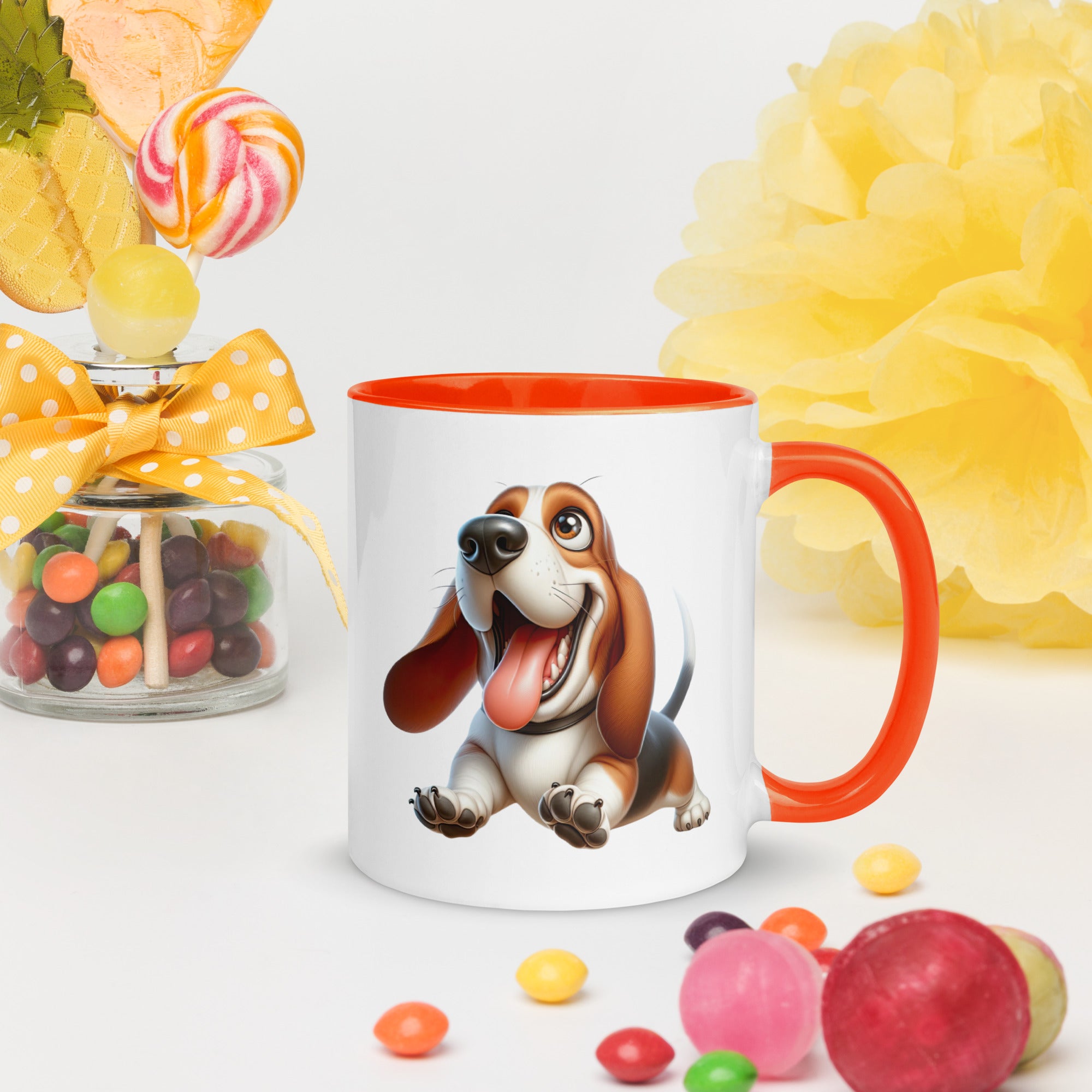 11oz Whimsical Basset Hound Mug