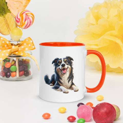 11oz Whimsical Border Collie Mug