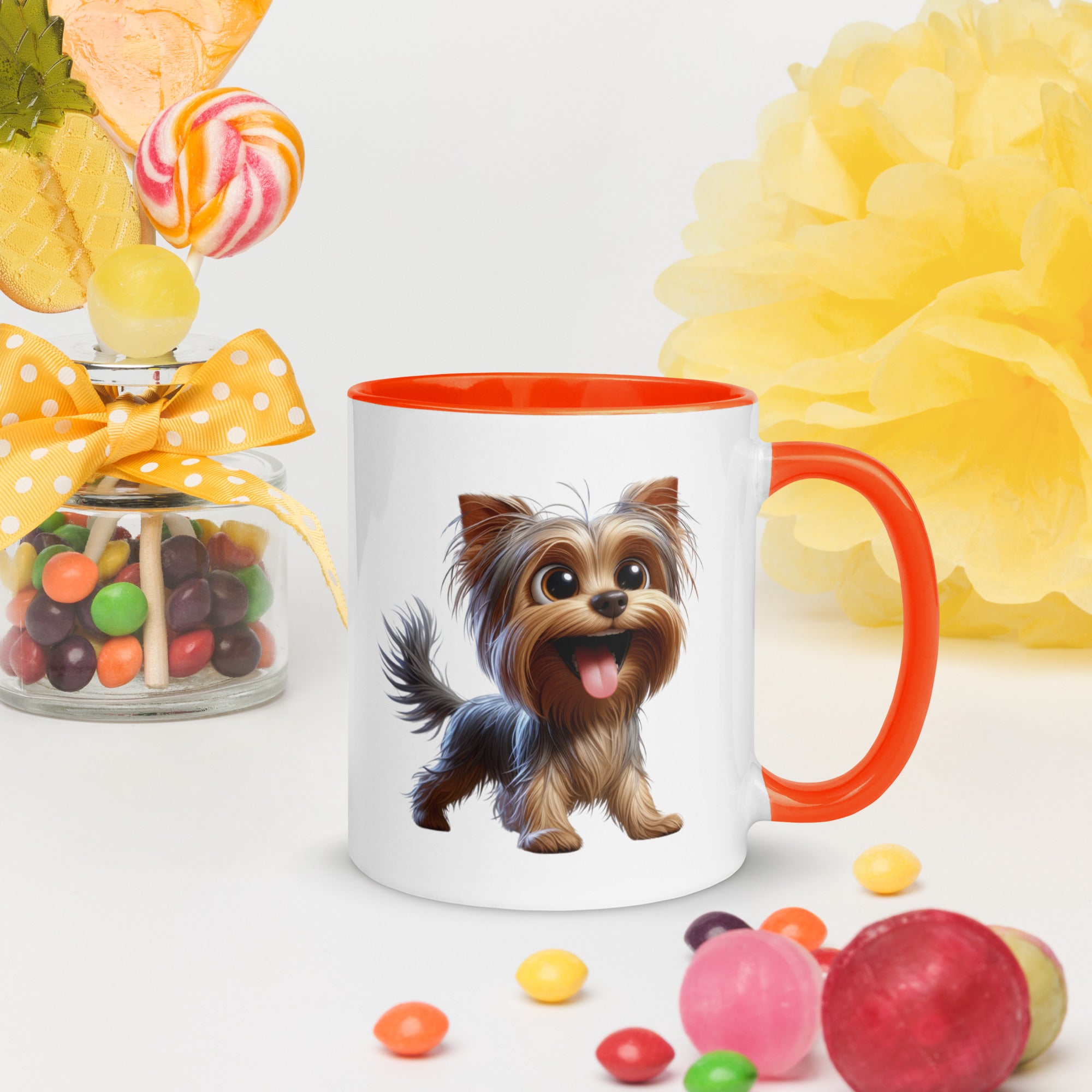 11oz Whimsical Yorkshire Terrier Mug