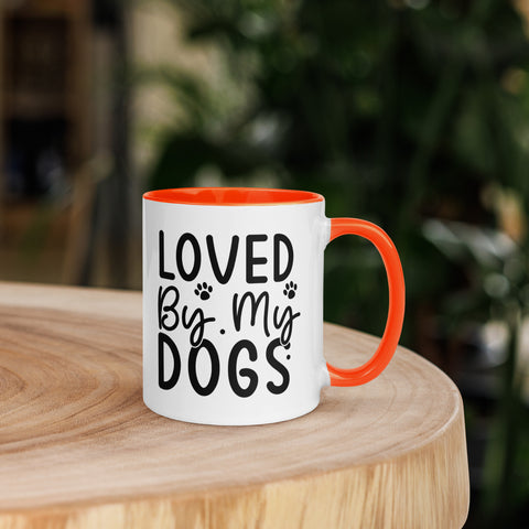 11oz White Mug - Loved By My Dogs