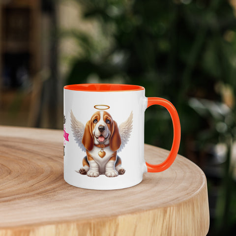 11oz Basset Hound Angel - Always On My Mind Forever In My Heart