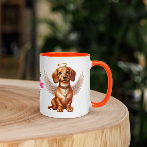 11oz Dachshund Angel - Always On My Mind Forever In My Heart
