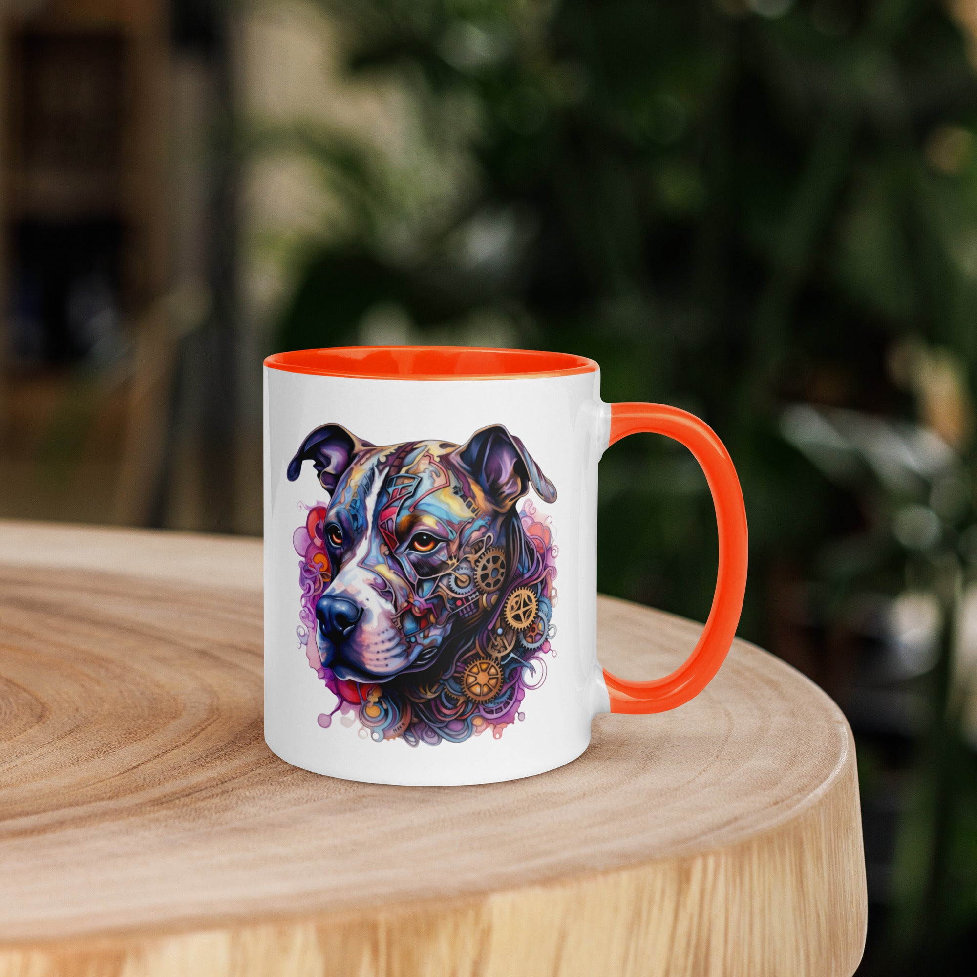 11oz Steampunk Pitbull 'Rusty'