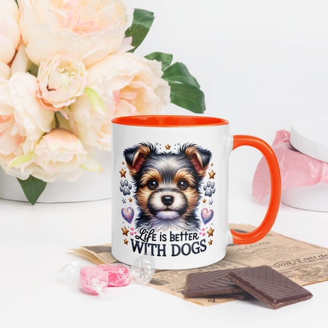 11oz Yorkshire Terrier - Life Is Better With Dogs