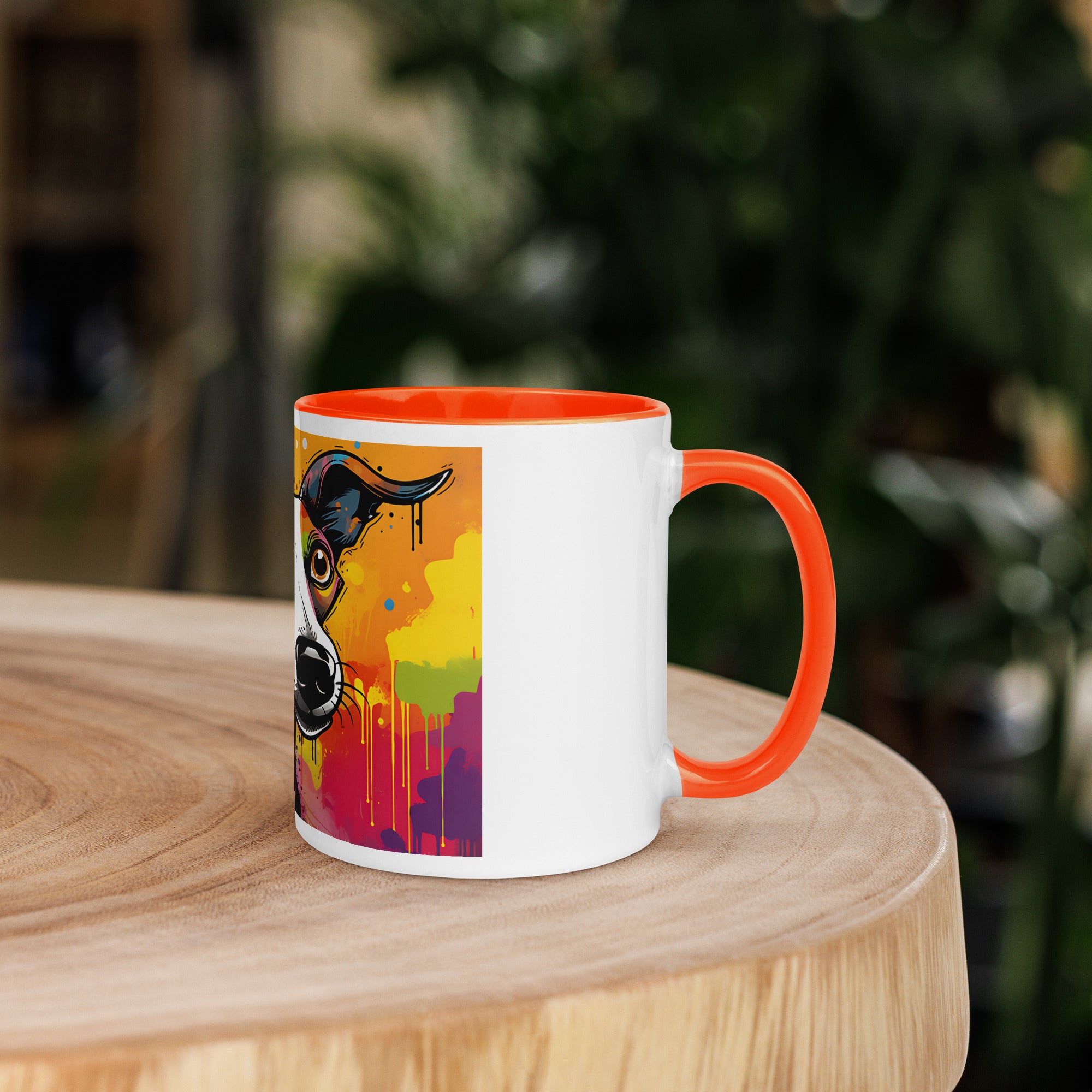 11oz Cute Whippet - Pop Art Funky