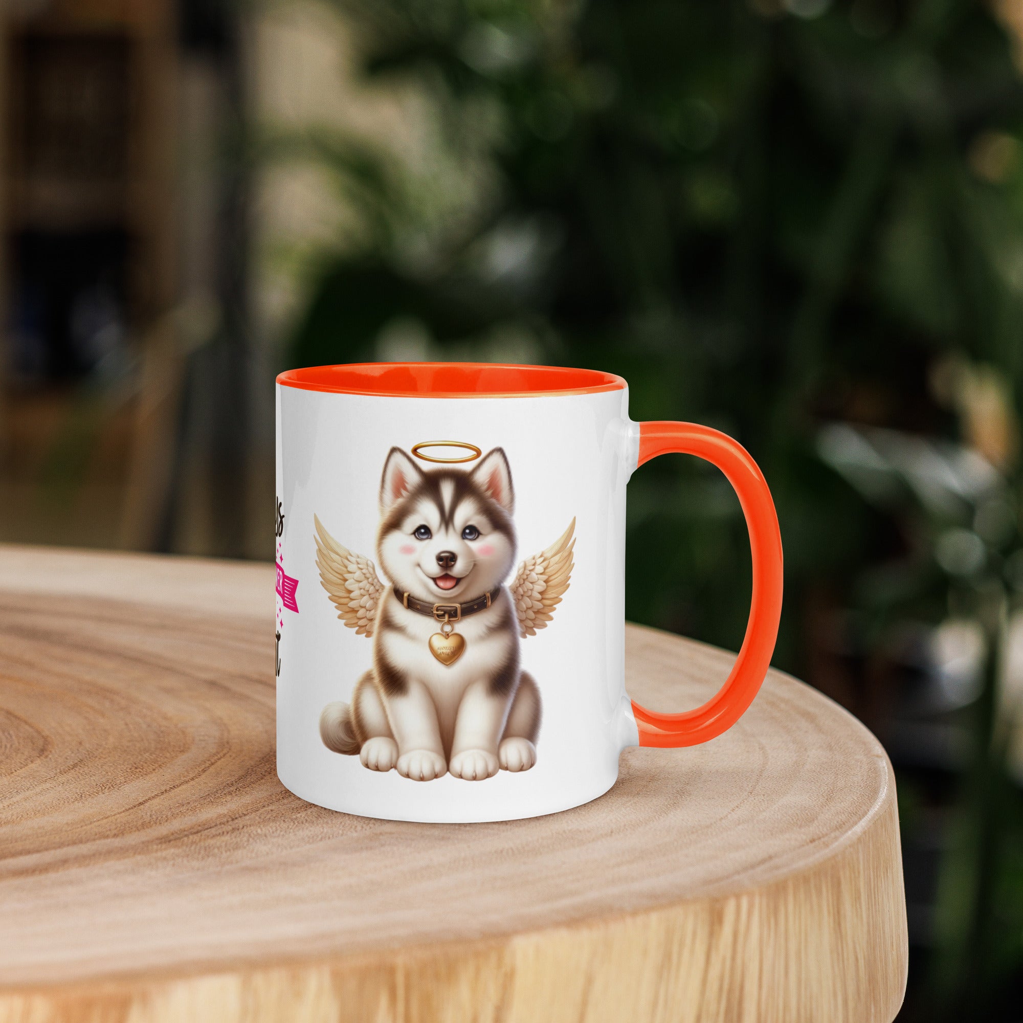 11oz Husky Sibirya Kurdu Angel - Always On My Mind Forever In My Heart