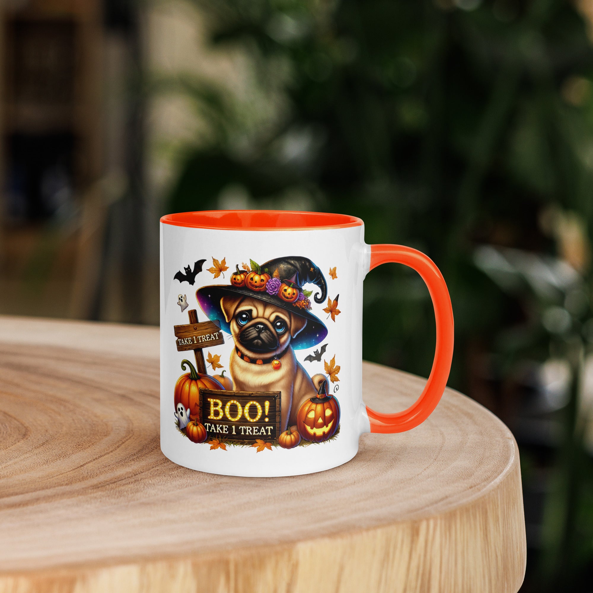 11oz Halloween Pug Mug #1