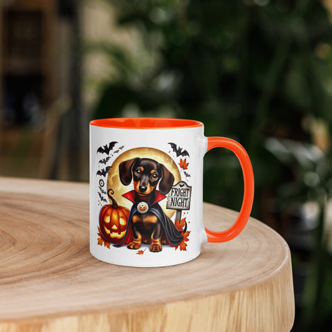 11oz Halloween Dachshund Mug #1