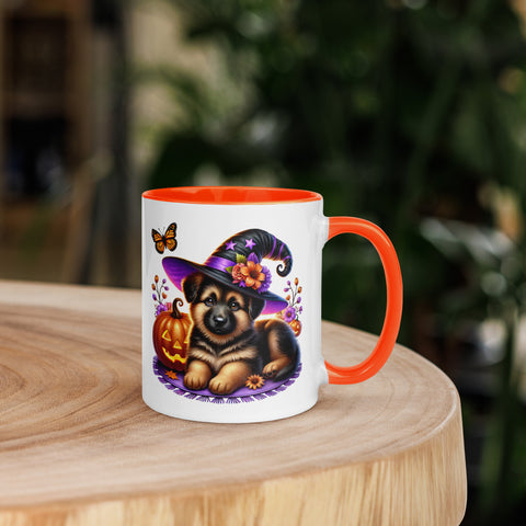 11oz Halloween German Shepherd Mug #1