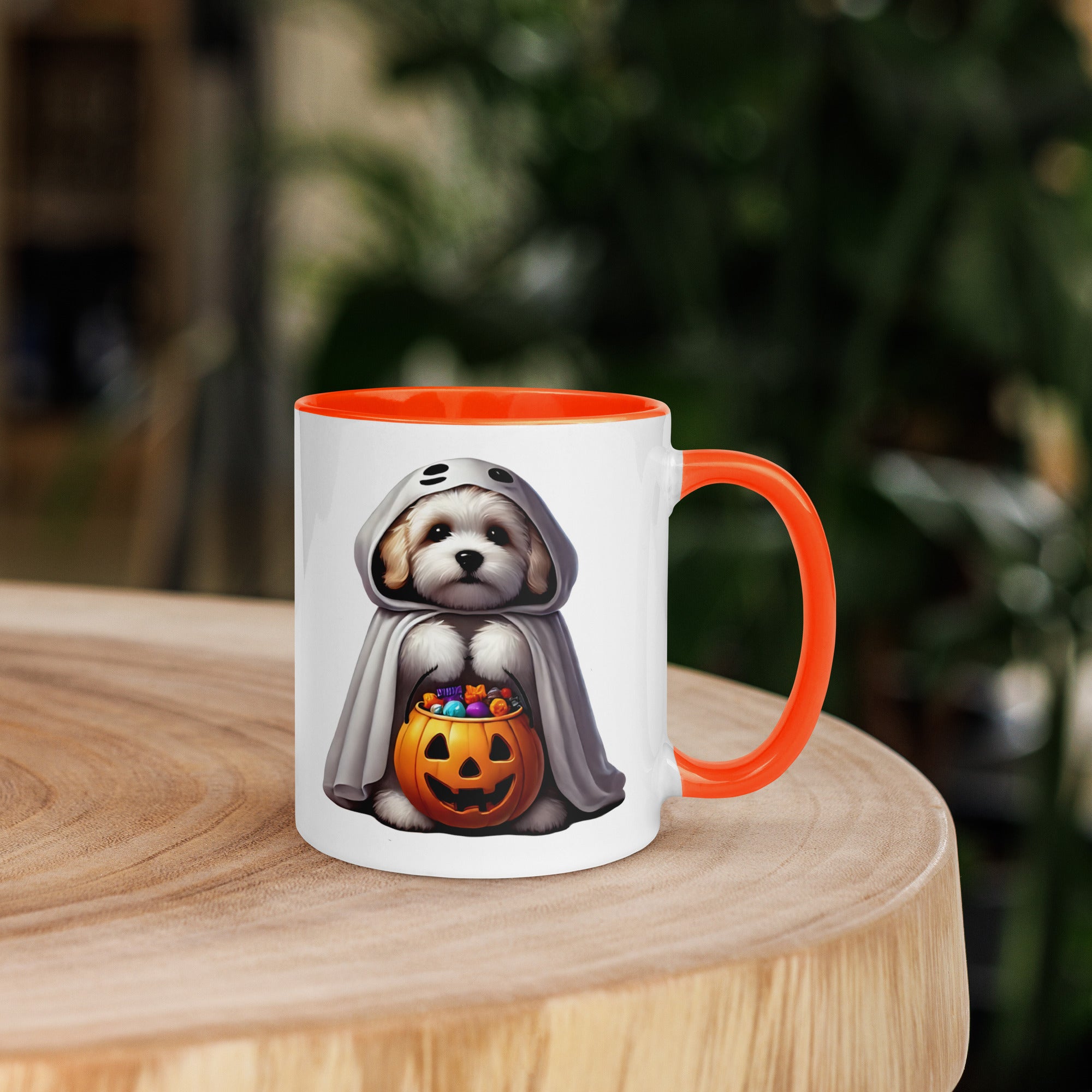 11oz Happy Halloween Ghost Havanese Mug #1