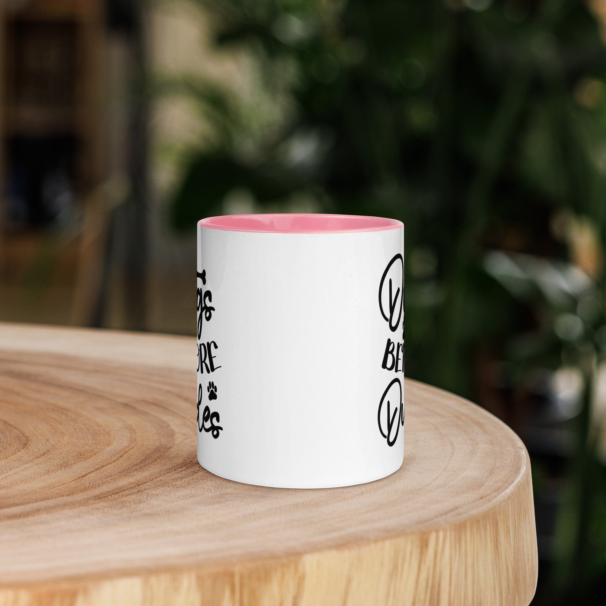 11oz White Mug - Dogs Before Dudes
