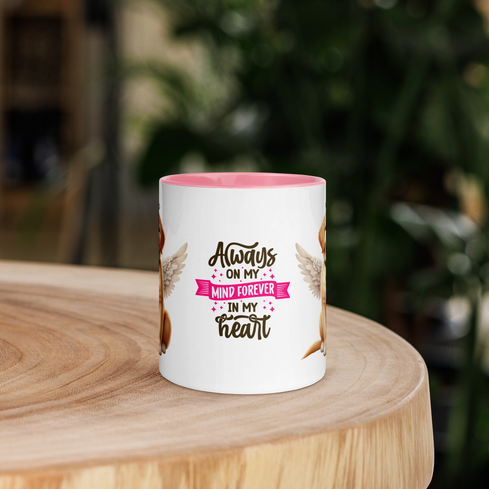 11oz Golden Retriever Angel - Always On My Mind Forever In My Heart