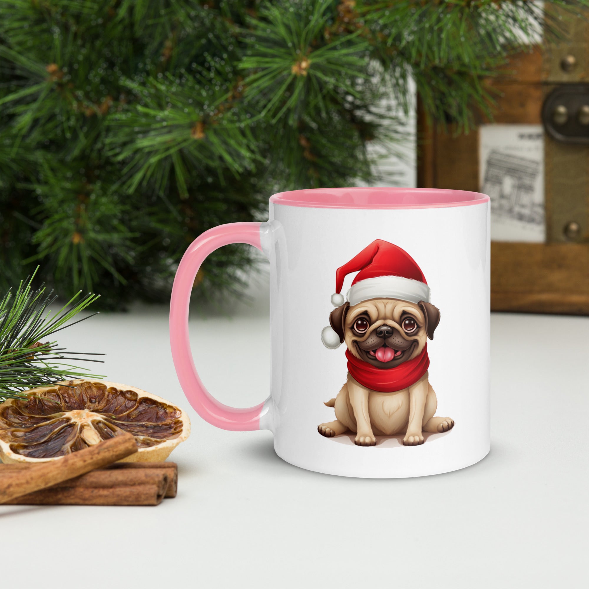11oz Christmas Pug -Joy Love Paws