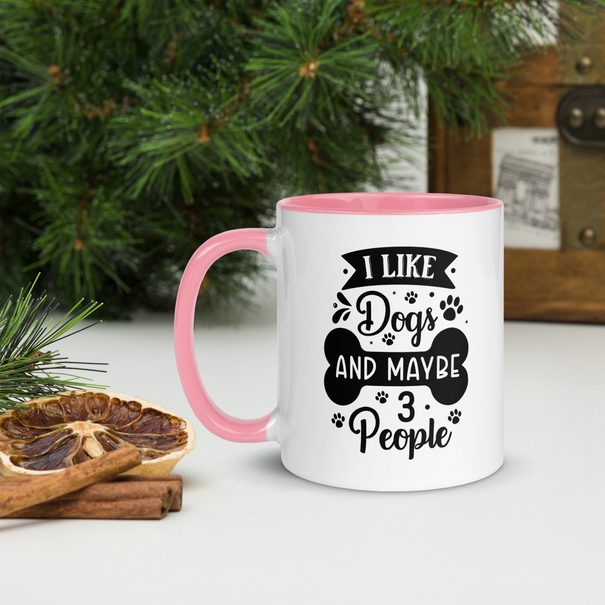 11oz White Mug - I Like Dogs And Maybe 3 People