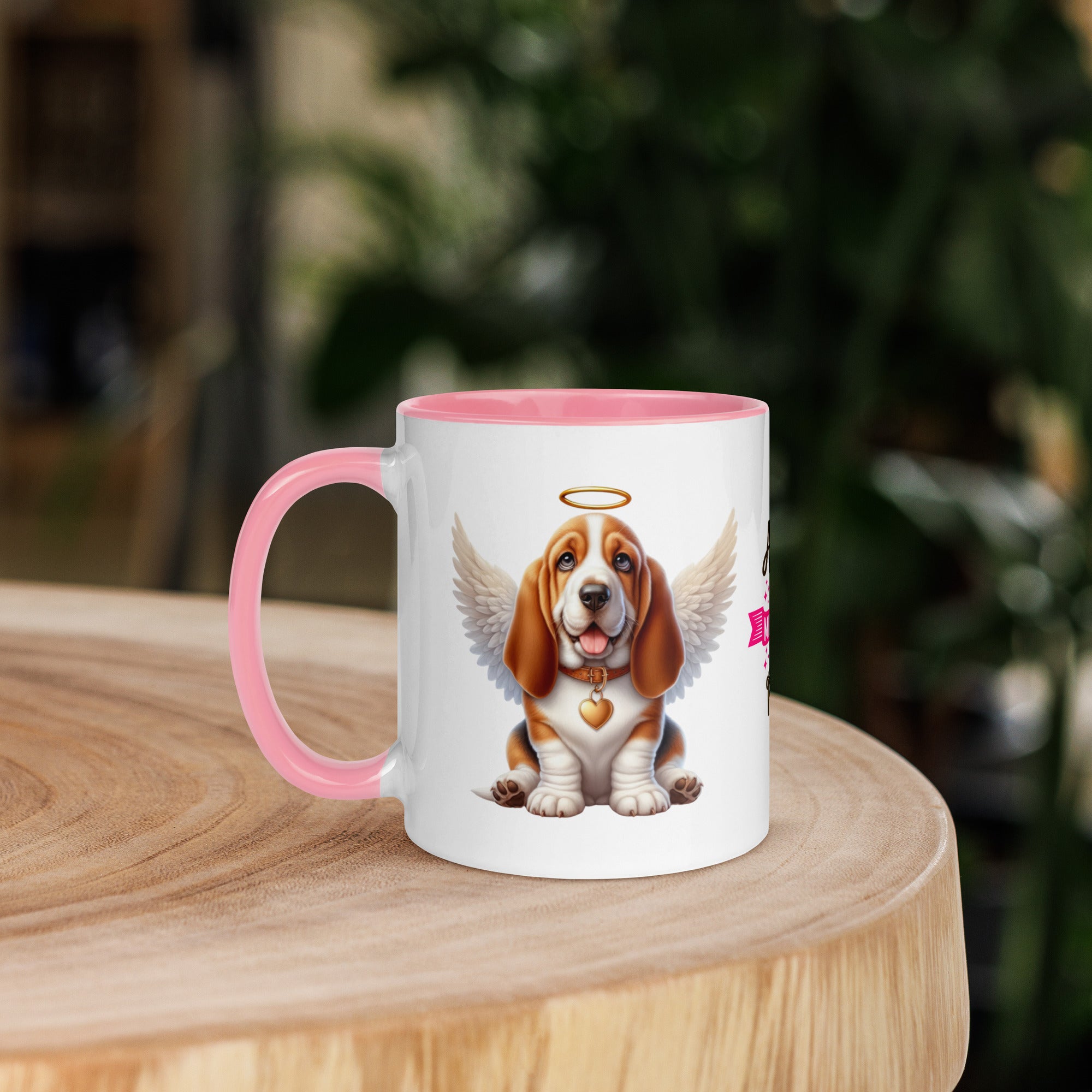 11oz Basset Hound Angel - Always On My Mind Forever In My Heart