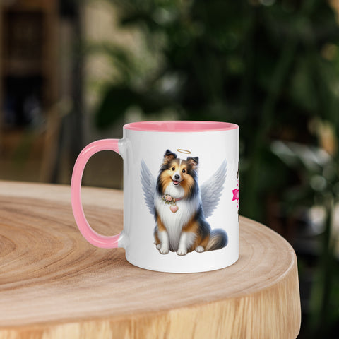 11oz Shetland Sheepdog Angel - Always On My Mind Forever In My Heart
