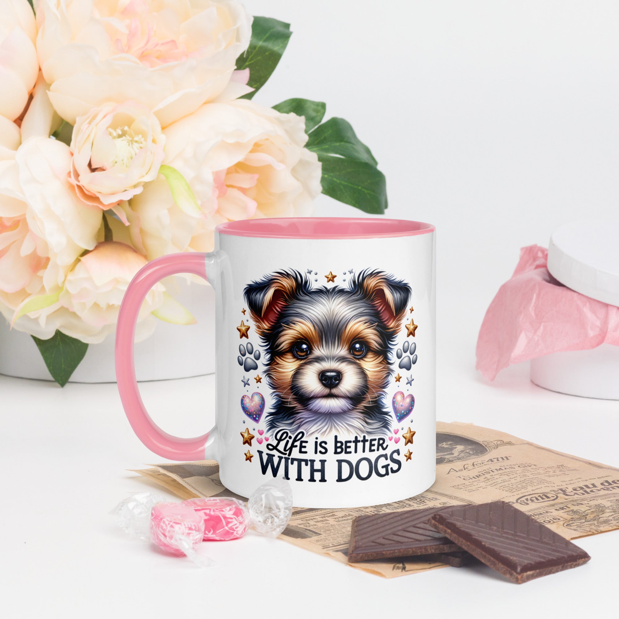 11oz Yorkshire Terrier - Life Is Better With Dogs