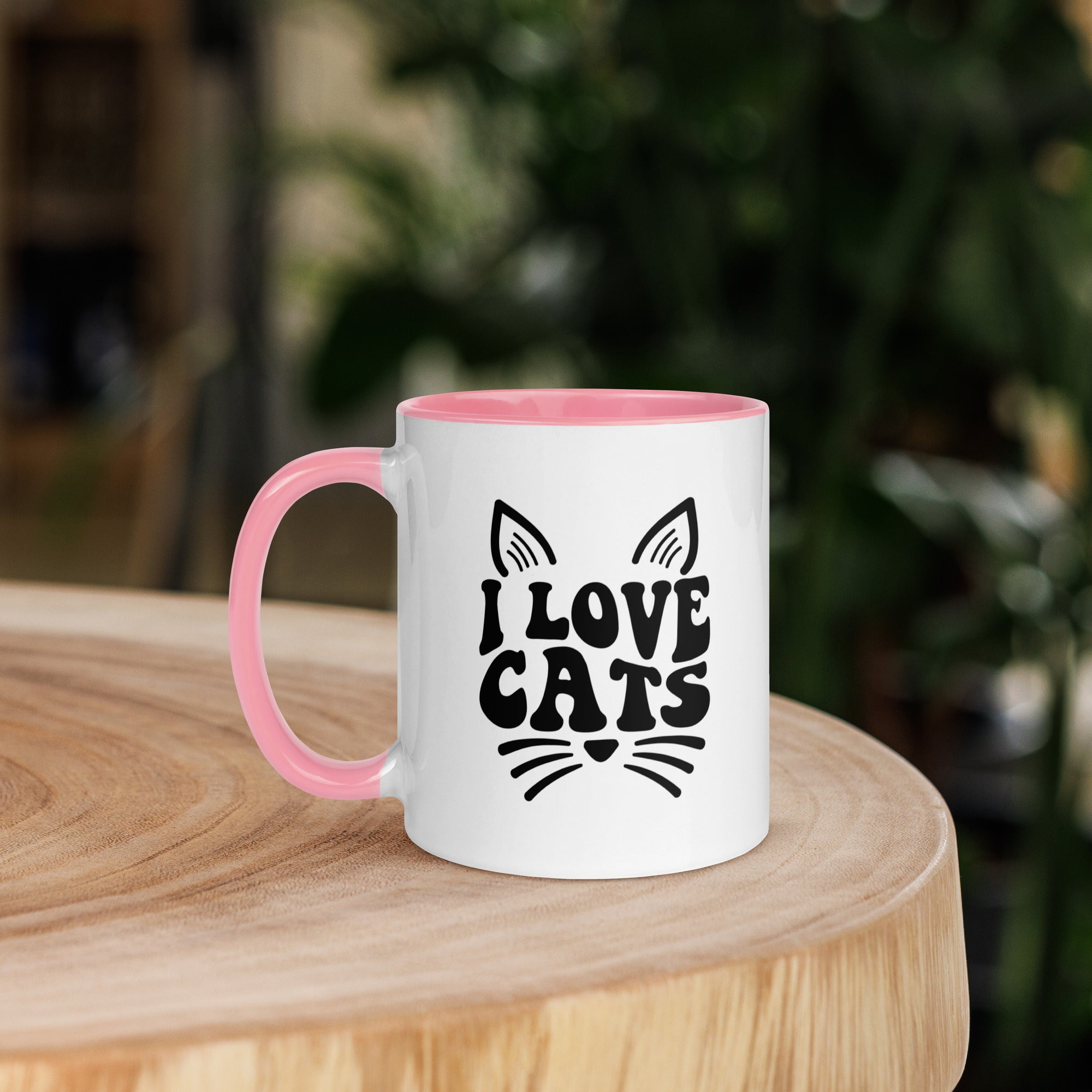 11oz I Love Cats - Cats On Fence #1