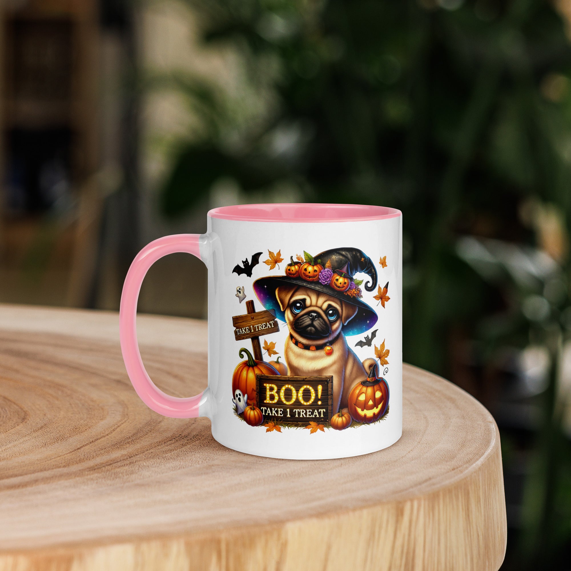 11oz Halloween Pug Mug #1