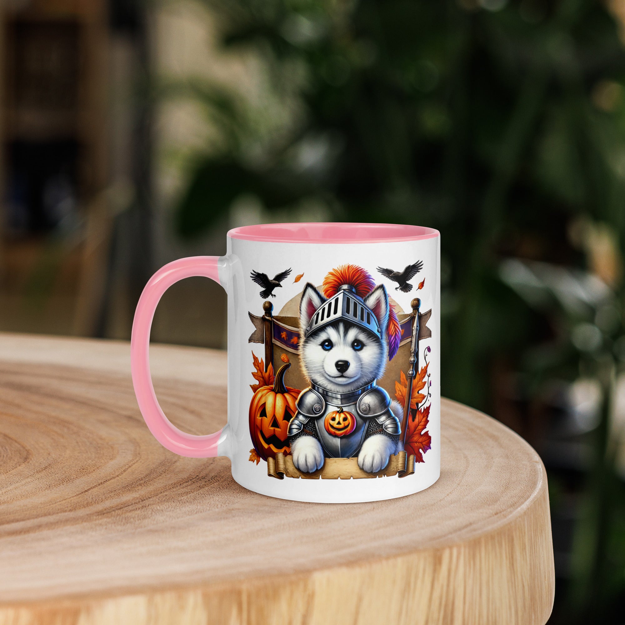11oz Halloween Siberian Husky Mug #1
