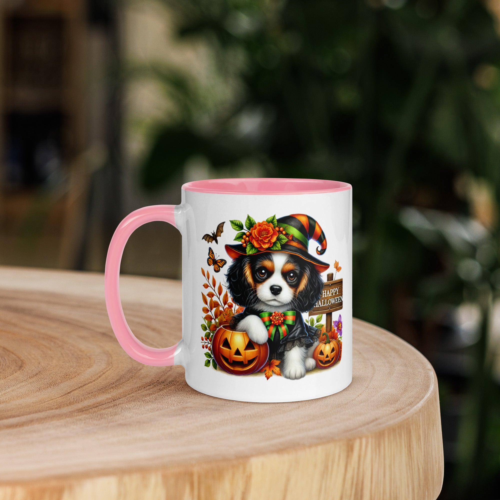 11oz Halloween Cavalier King Charles Spaniel Mug #2