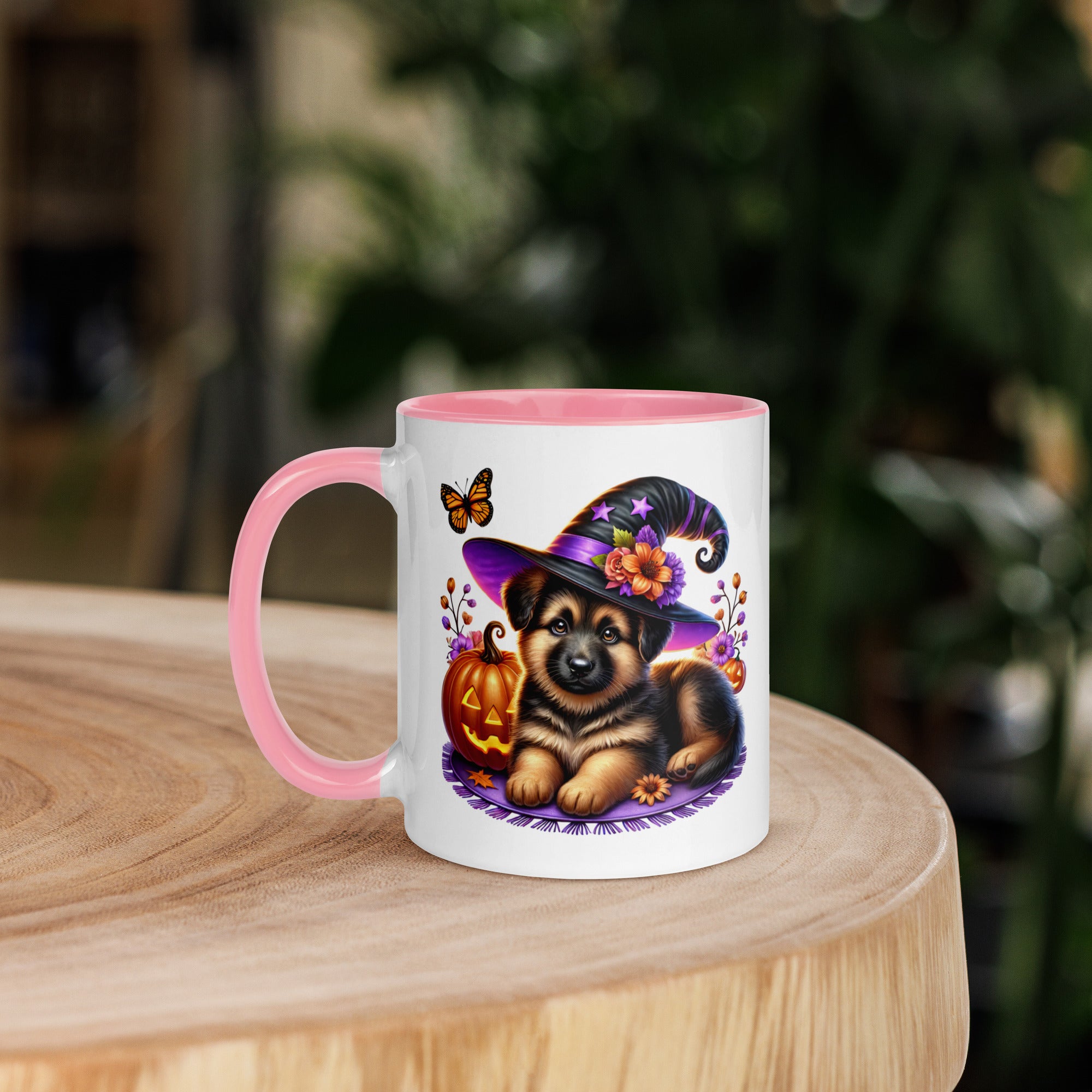 11oz Halloween German Shepherd Mug #1