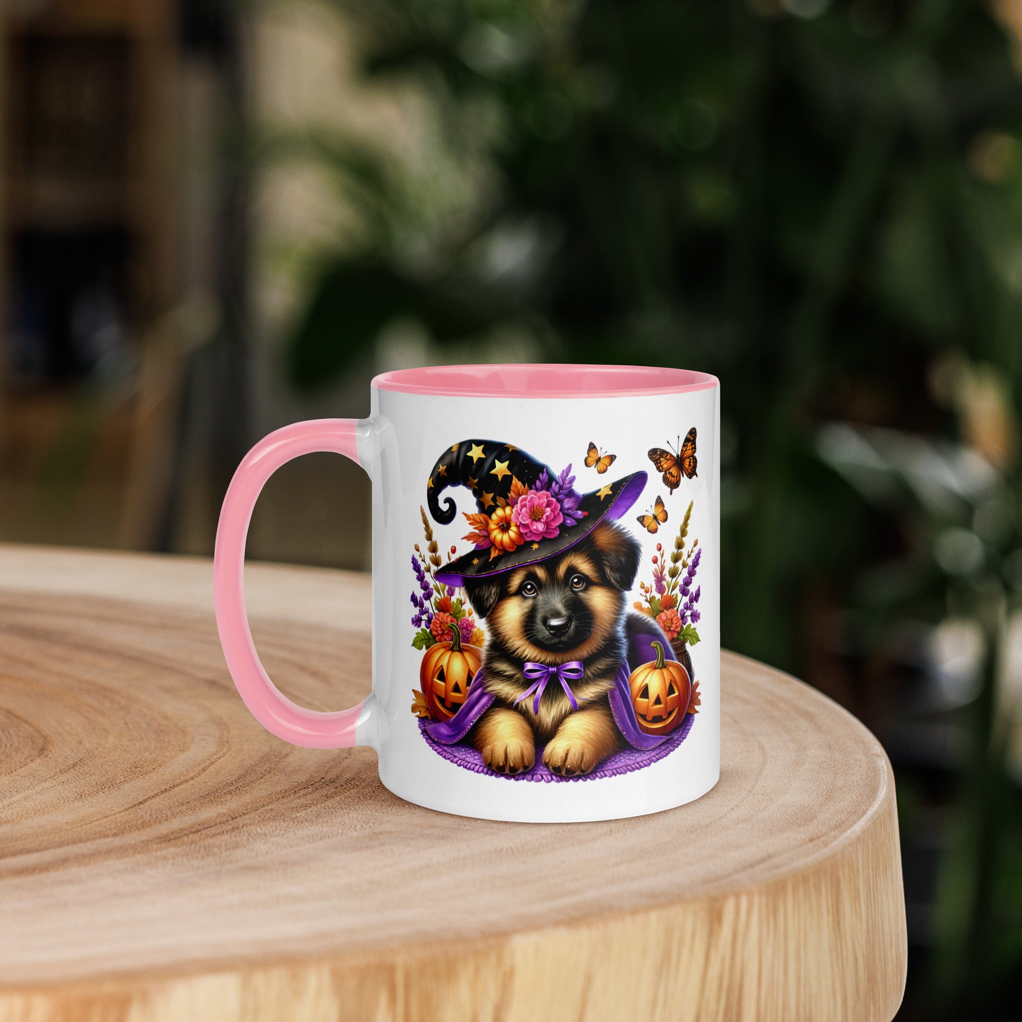 11oz Halloween German Shepherd Mug #2