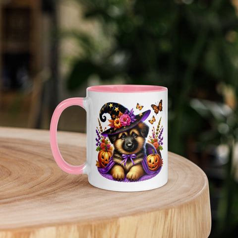 11oz Halloween German Shepherd Mug #2