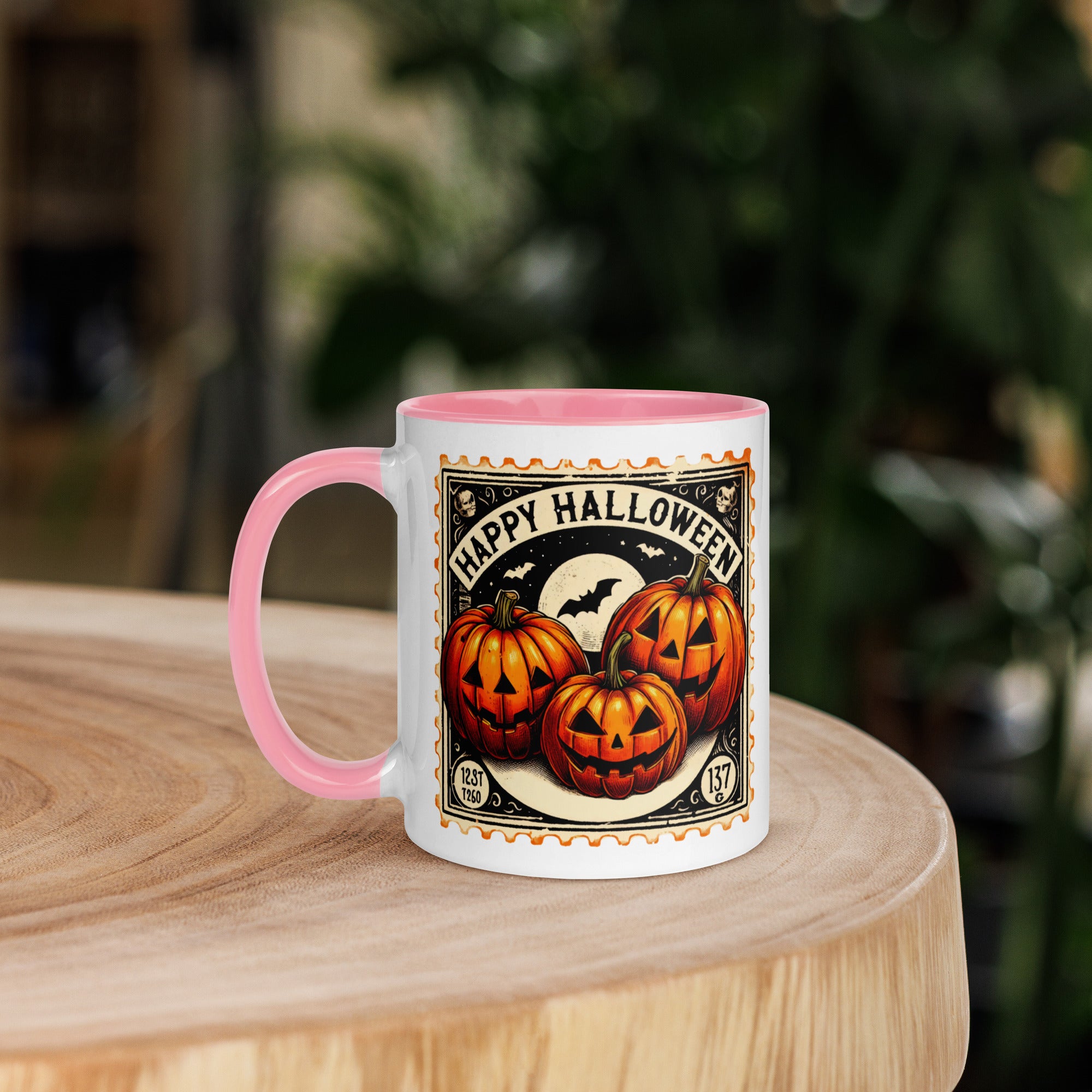 11oz Happy Halloween Ghost German Shepherd Mug #1