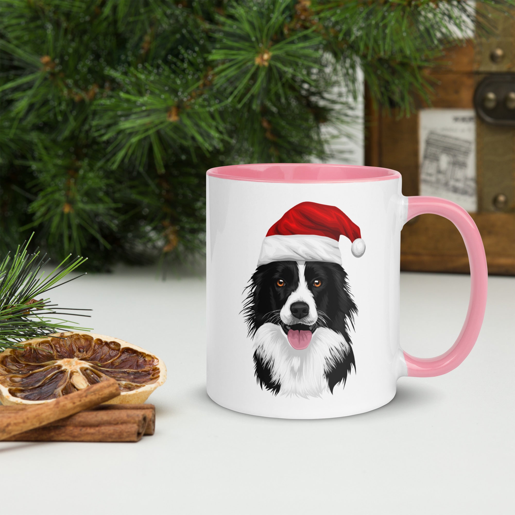 11oz Merry Christmas Border Collie Mug