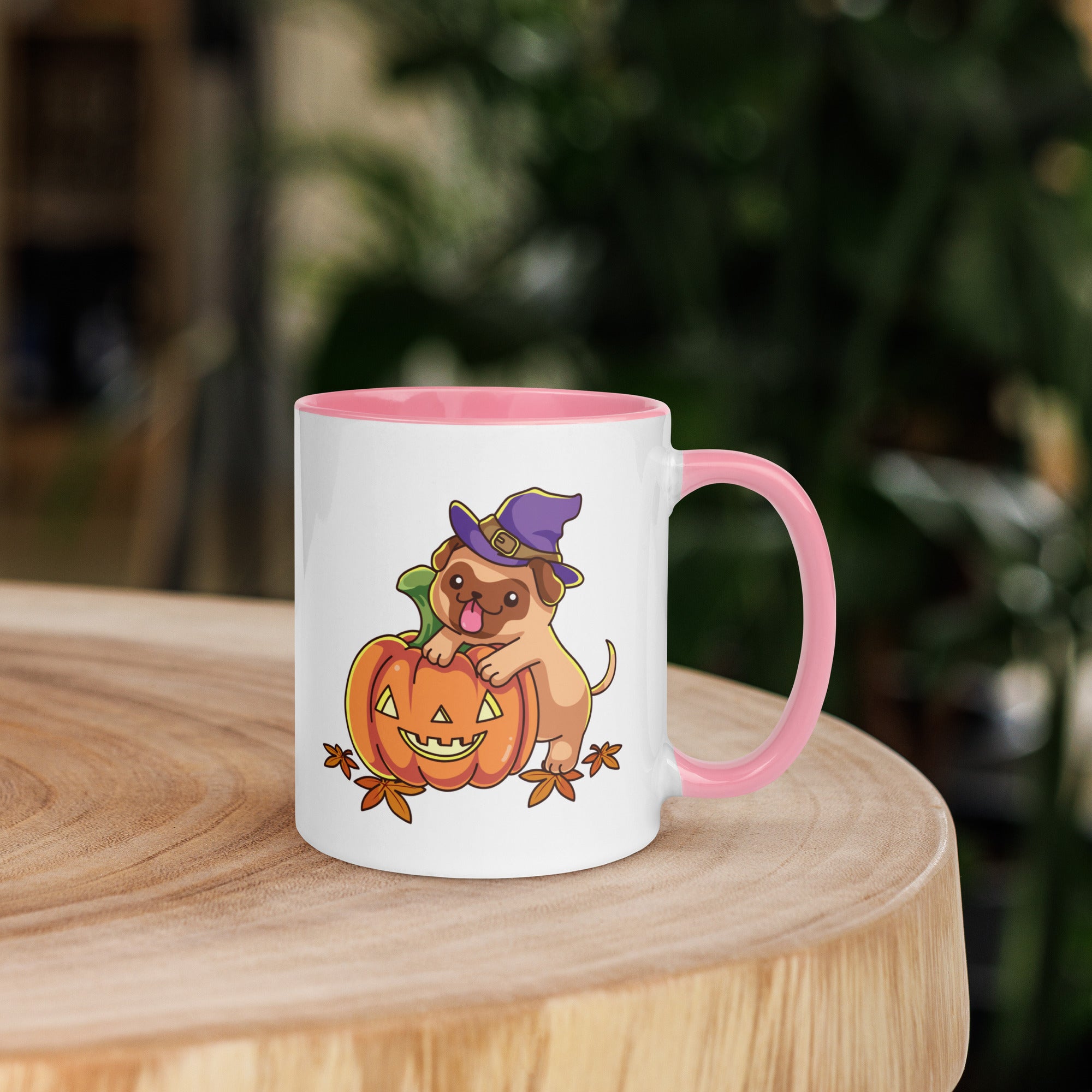 11oz Halloween Morning Pumpkin Pug Mug