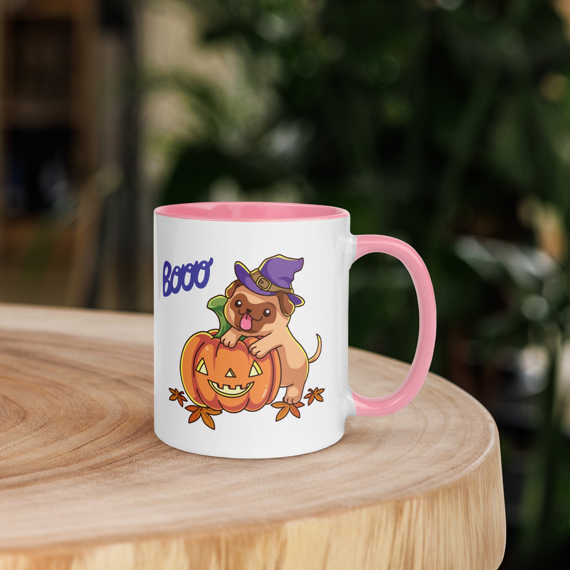 11oz Happy Halloween Booo Pug Mug