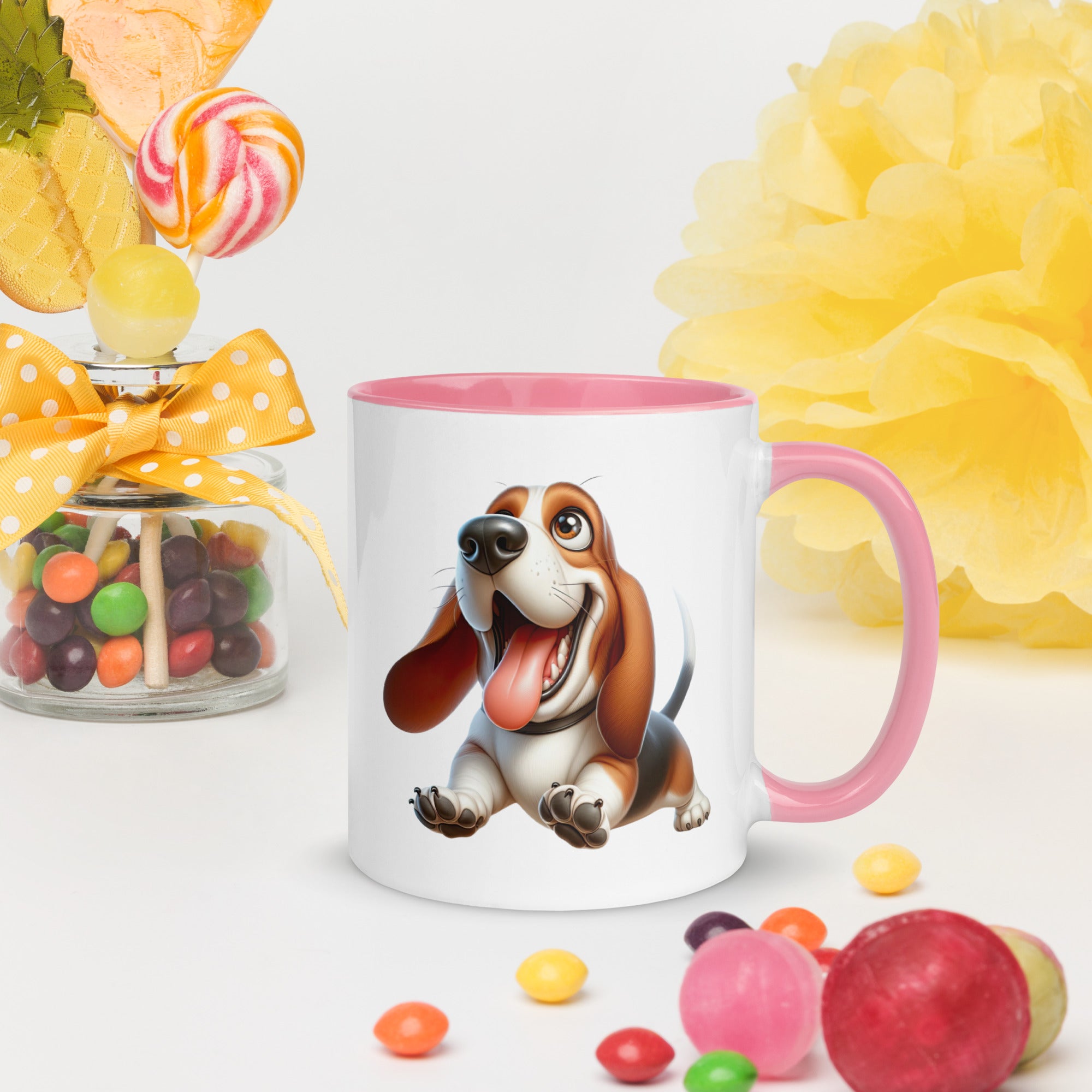 11oz Whimsical Basset Hound Mug