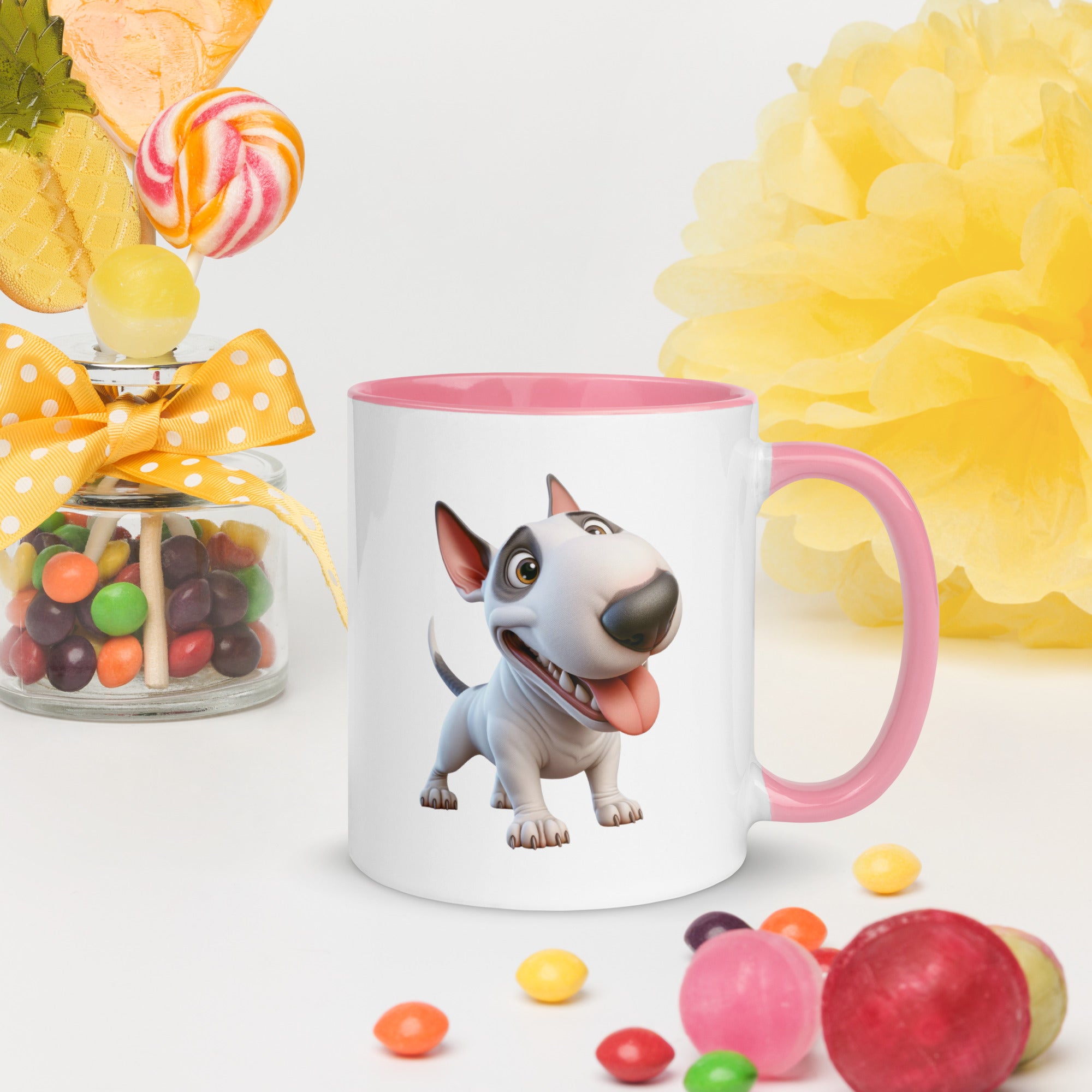 11oz Whimsical Bull Terrier Mug