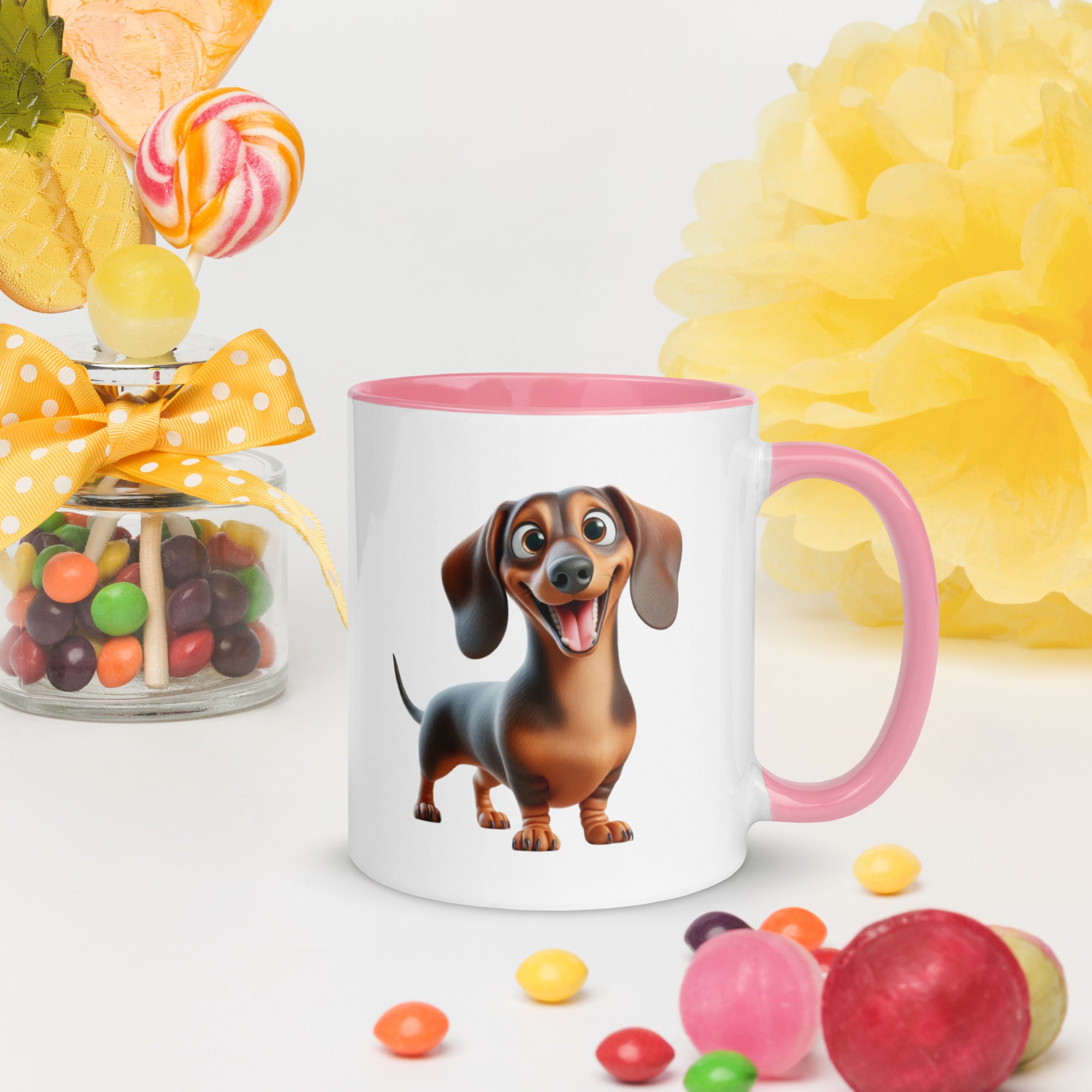 11oz Whimsical Dachshund Mug