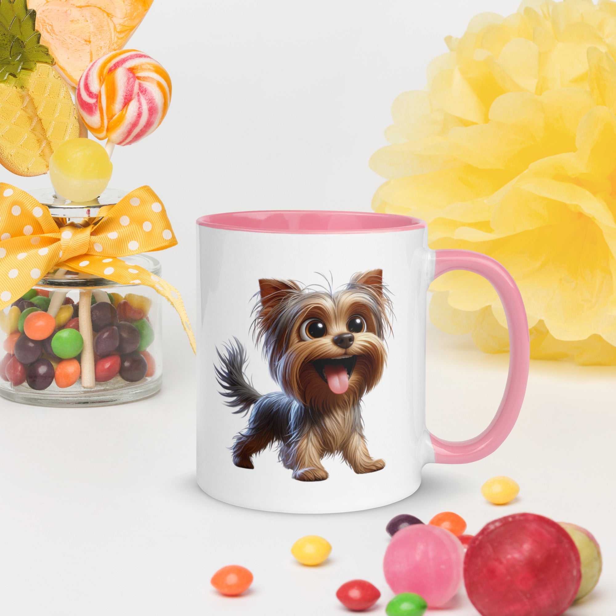 11oz Whimsical Yorkshire Terrier Mug