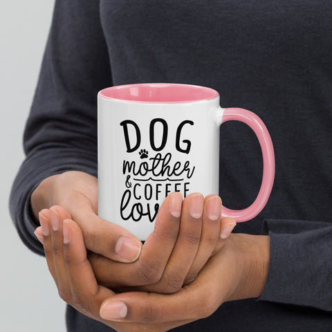 11oz White Mug - Dog Mother And Coffee Lover