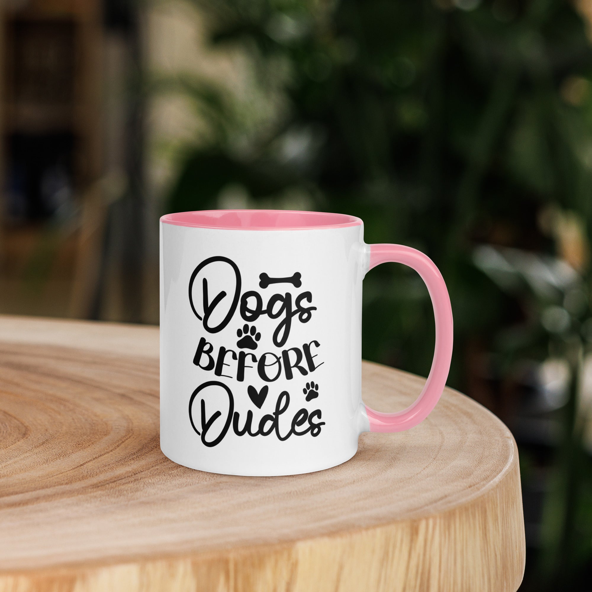 11oz White Mug - Dogs Before Dudes