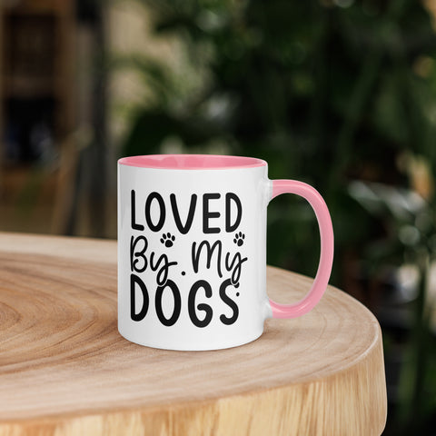 11oz White Mug - Loved By My Dogs