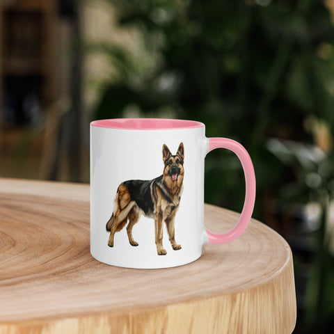 11oz German Shepherd In 2 Poses