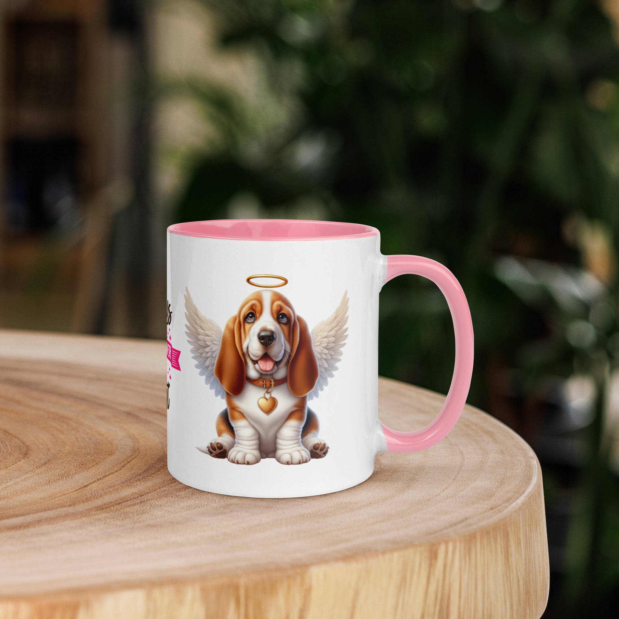 11oz Basset Hound Angel - Always On My Mind Forever In My Heart