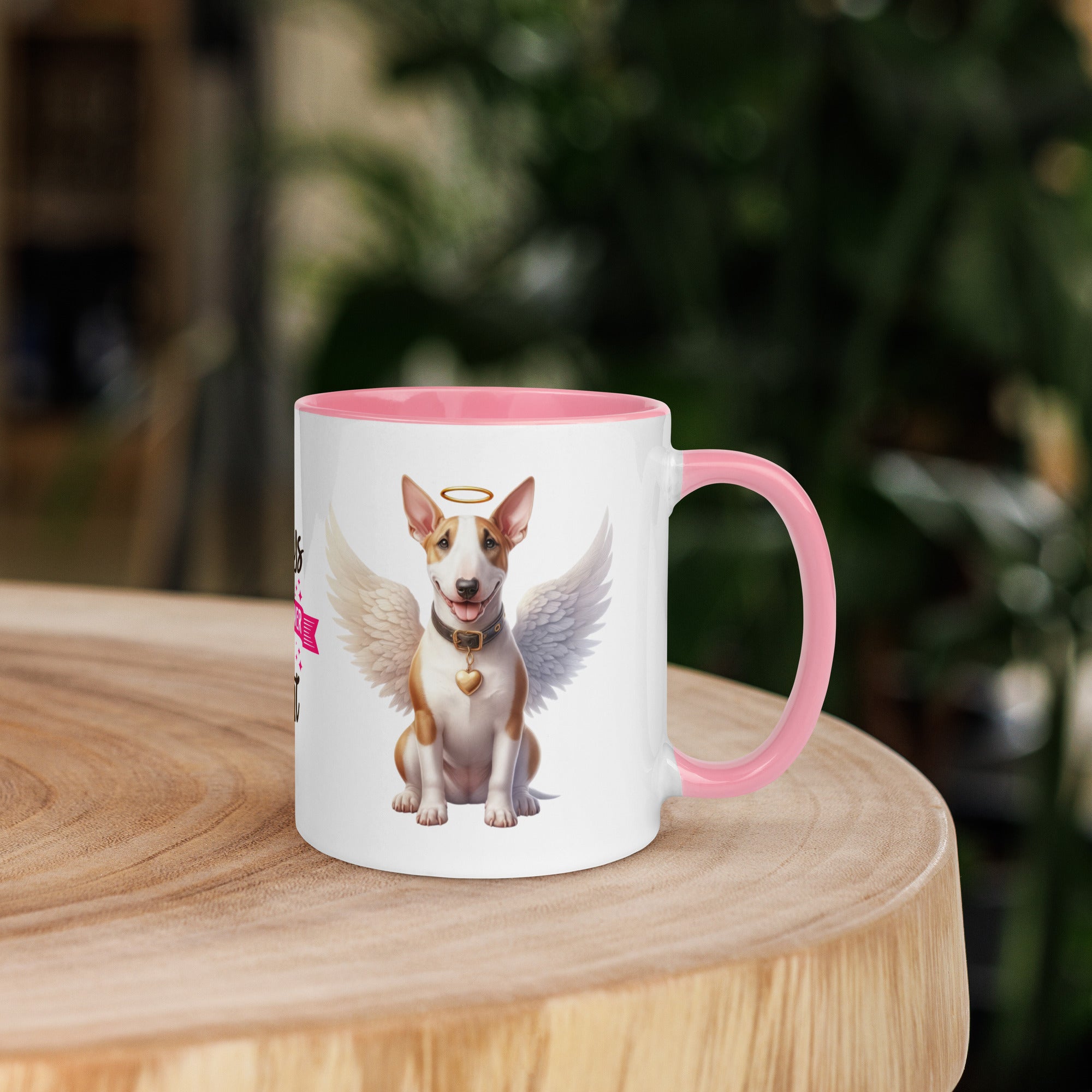 11oz Bull Terrier Angel - Always On My Mind Forever In My Heart