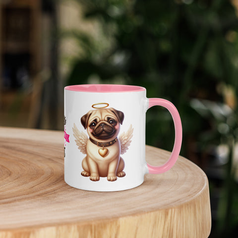 11oz Pug Angel - Always On My Mind Forever In My Heart