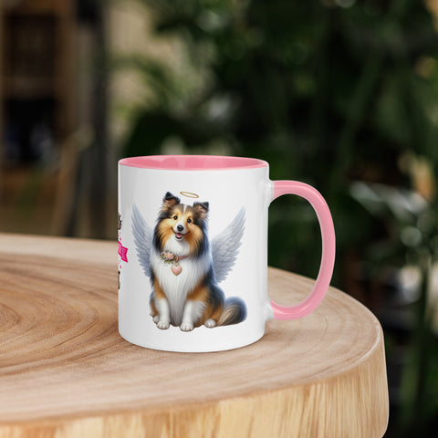 11oz Shetland Sheepdog Angel - Always On My Mind Forever In My Heart