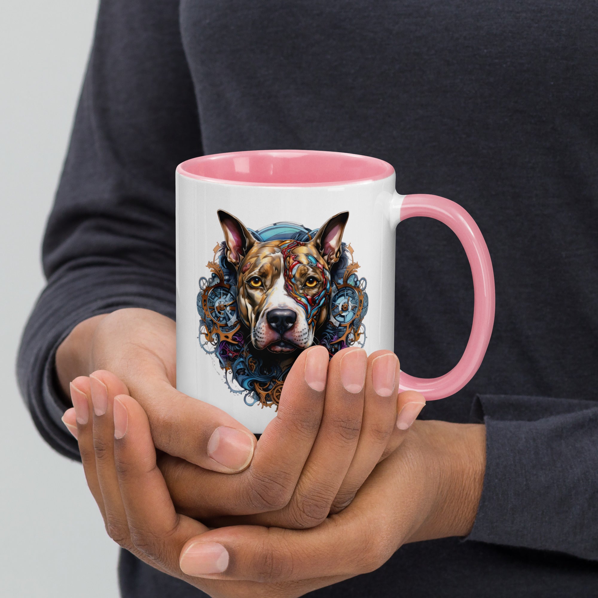 11oz Steampunk Pitbull 'Hardy'