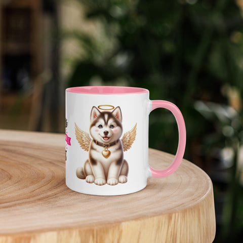 11oz Husky Sibirya Kurdu Angel - Always On My Mind Forever In My Heart